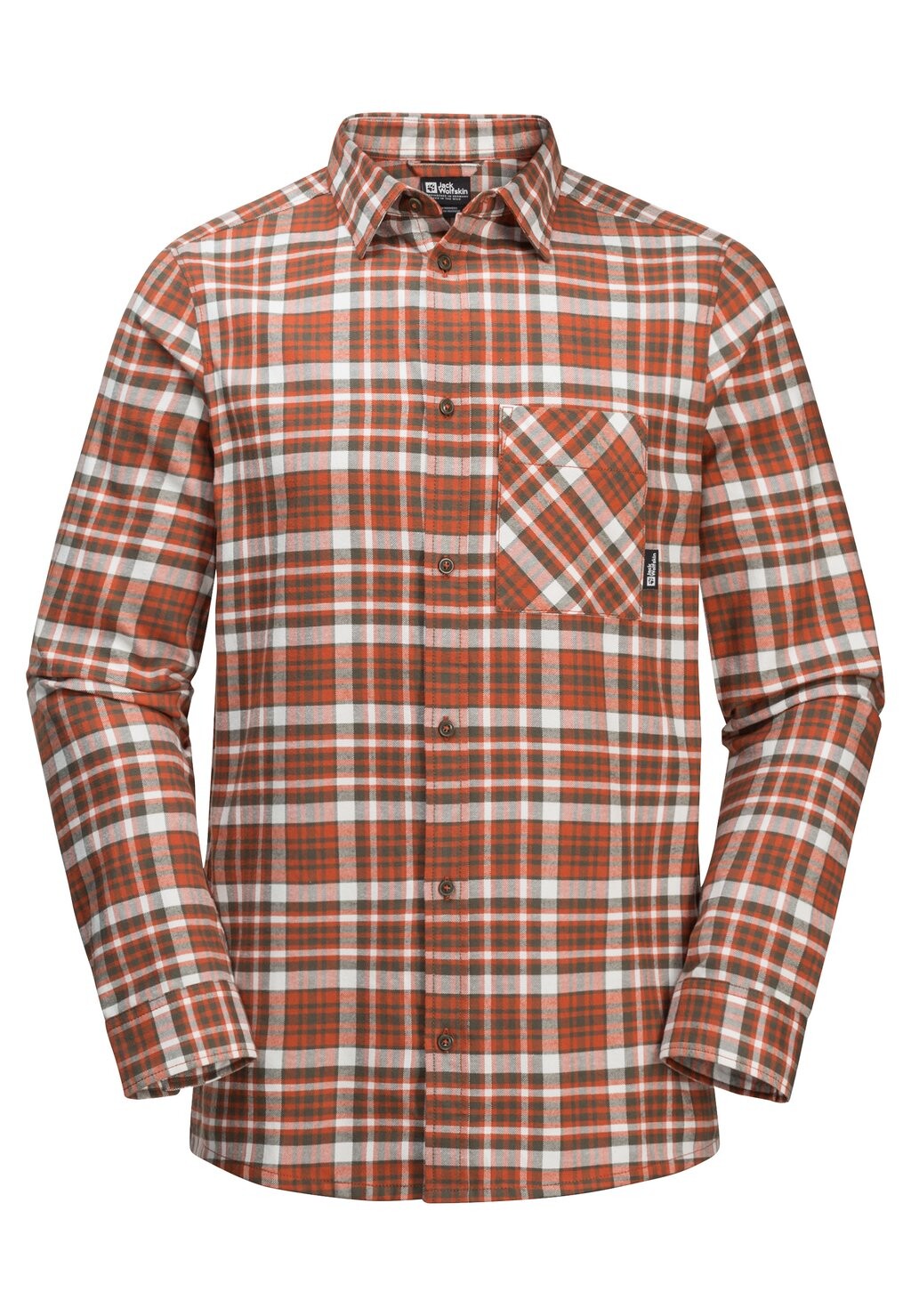 

Рубашка BERGWEG M Jack Wolfskin, красный