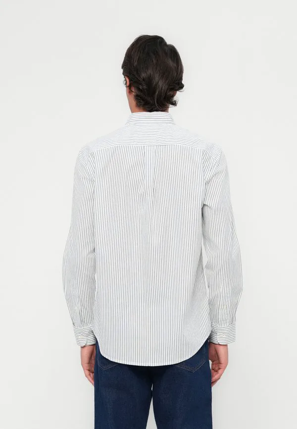 Рубашка в тонкую полоску, стандартный крой, классическая. Tommy Hilfiger, White — фото 3