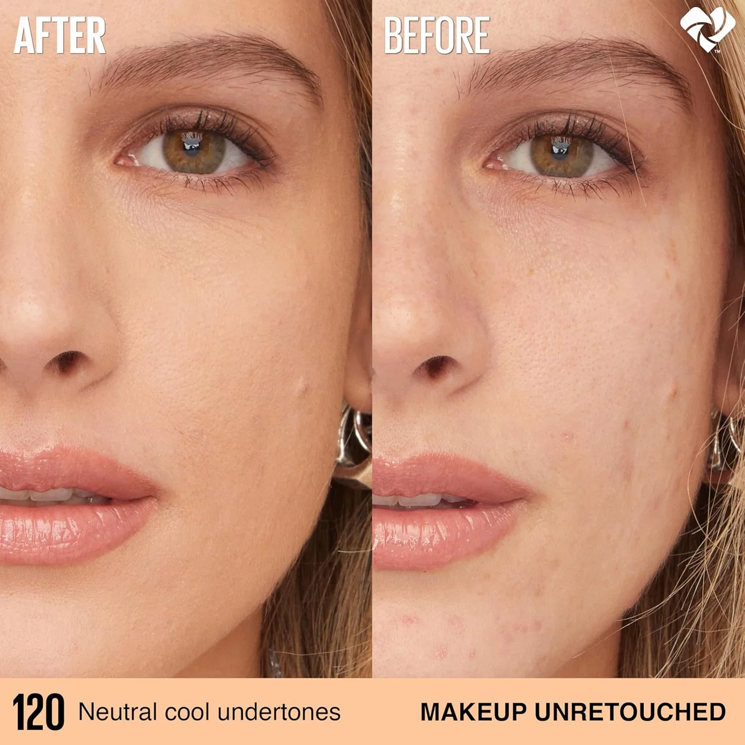Тональное средство Super Stay Lumimat, легкая текстура, полное покрытие, Maybelline, 1 шт, 120 Neutral Cool — фото 4