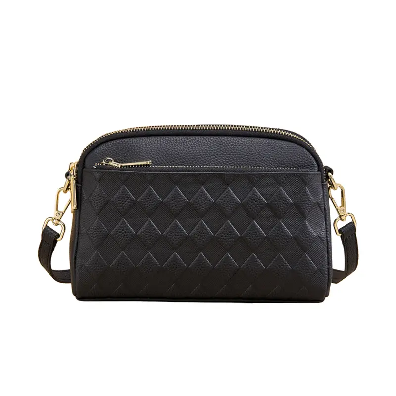 

Сумка кросс-боди из натуральной кожи коровы для женщин LOLLiPOPS, черный