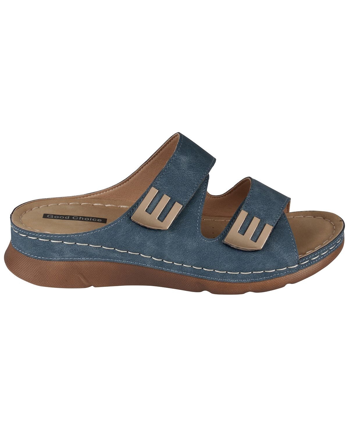 Женские сандалии Gretchen Comfort на плоской подошве GC Shoes — фото 2