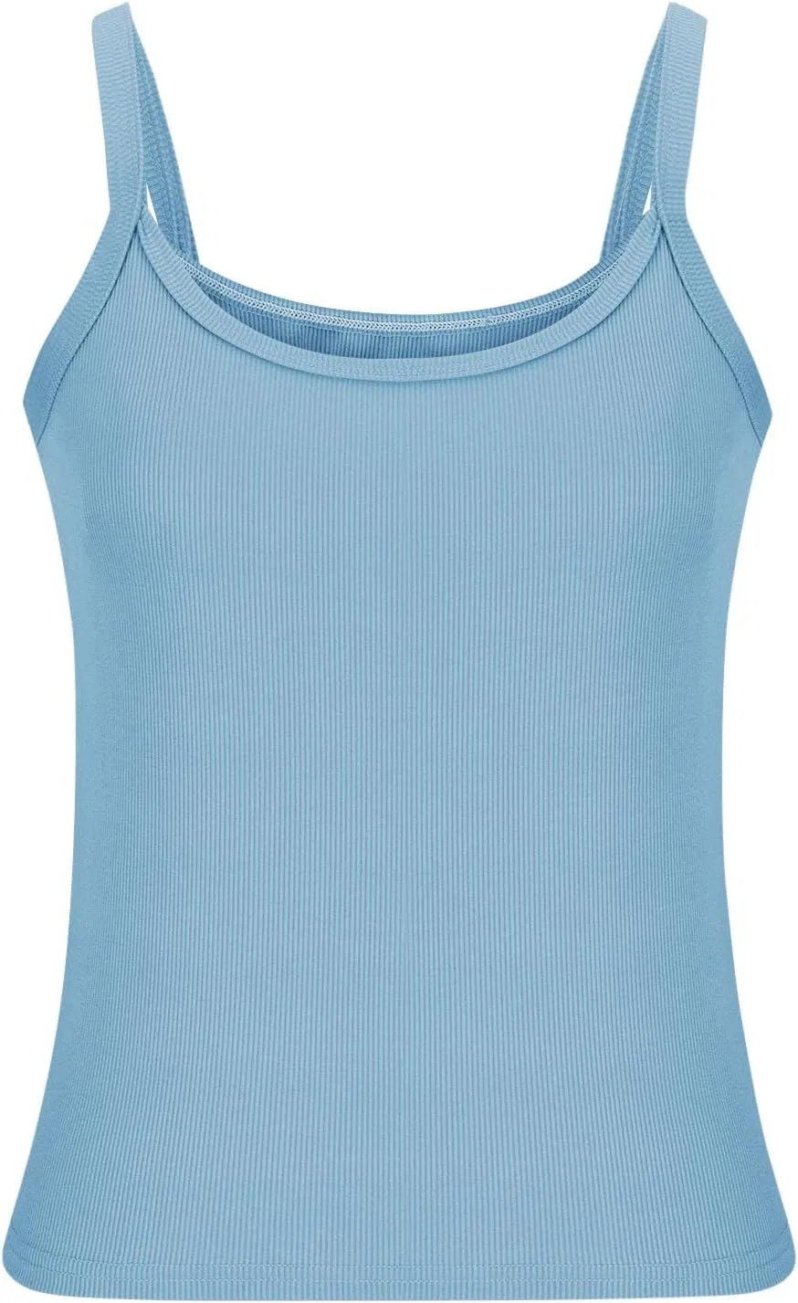 Женский топ для тренировок Ribbed Knit, Light Blue — фото 4