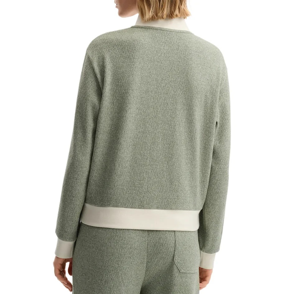 

FILA Белая толстовка Women's Heather Green Gray Stand Collar Moderate Regular, Белый, FILA Белая толстовка Women's Heather Green Gray Stand Collar Moderate Regular