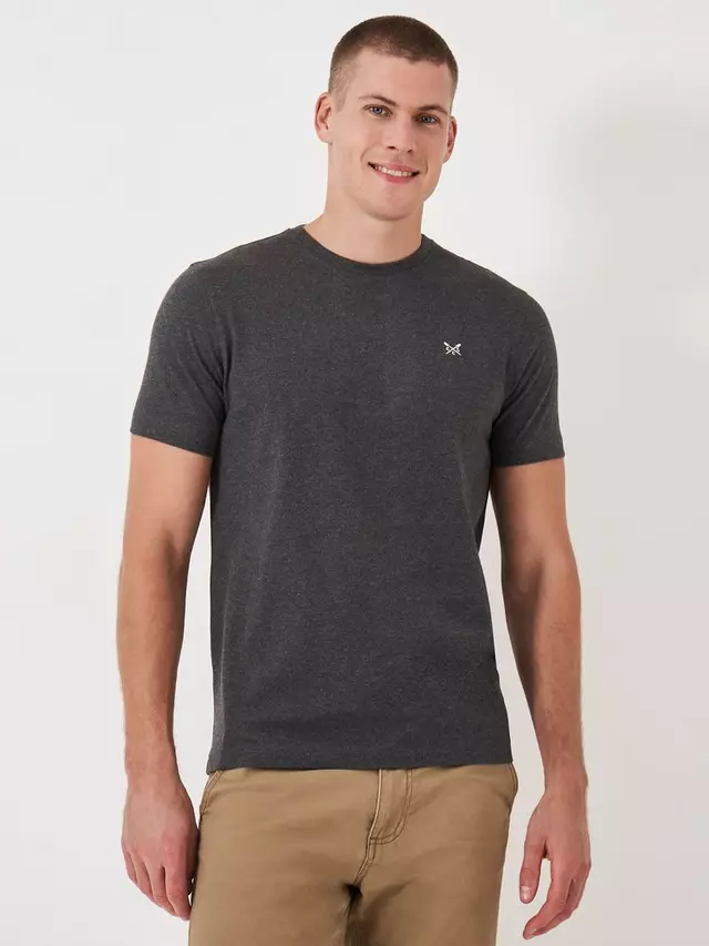 

Футболка Crew Clothing Classic Cotton, цвет charcoal/grey