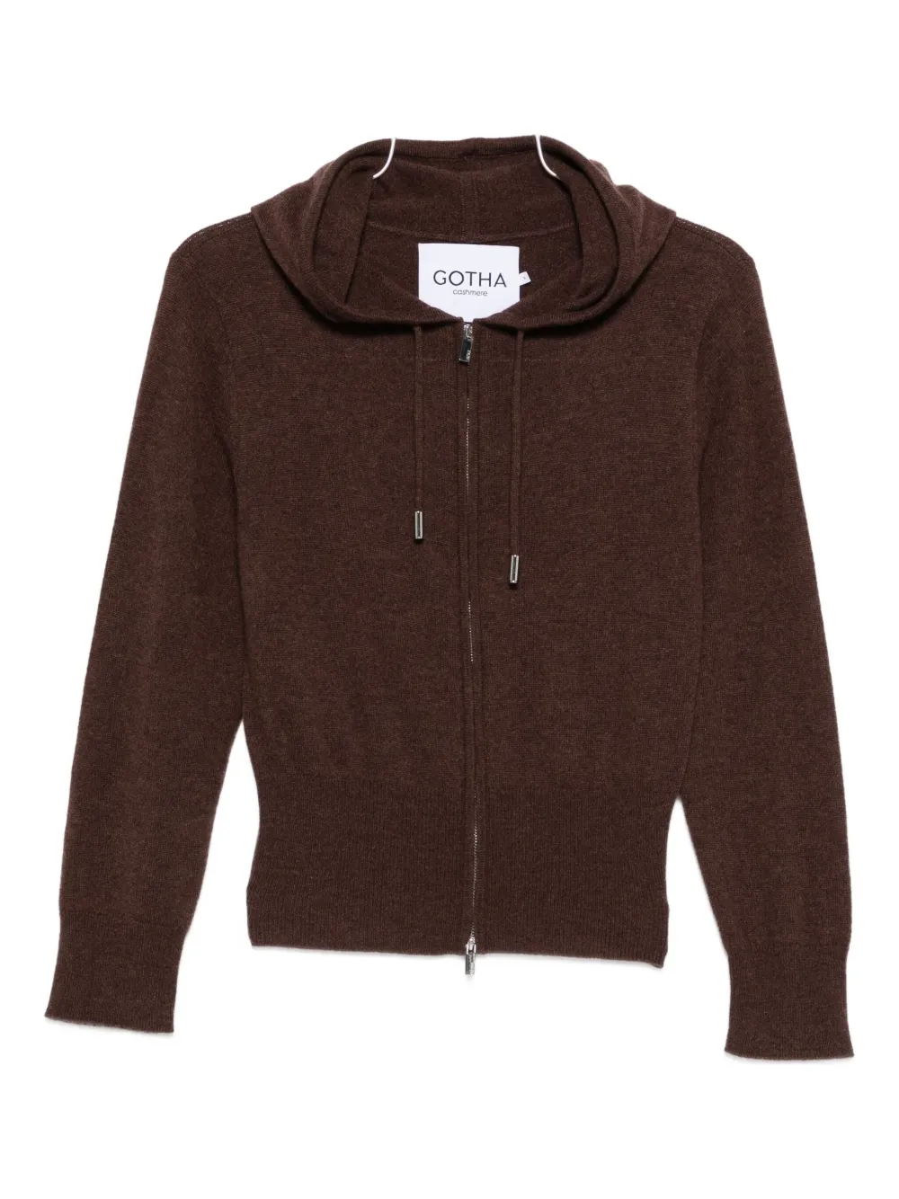 

Свитшот на молнии Gotha, коричневый