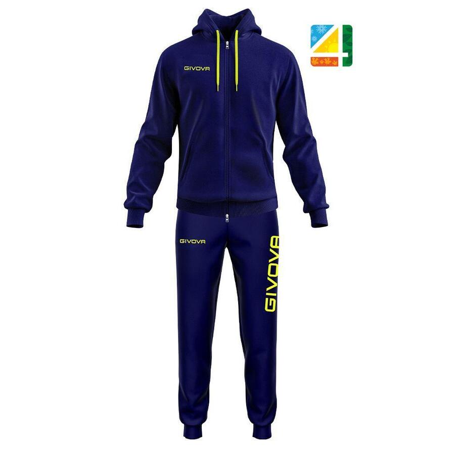 

Спортивный костюм Givova King Cotone Terry Tracksuit L