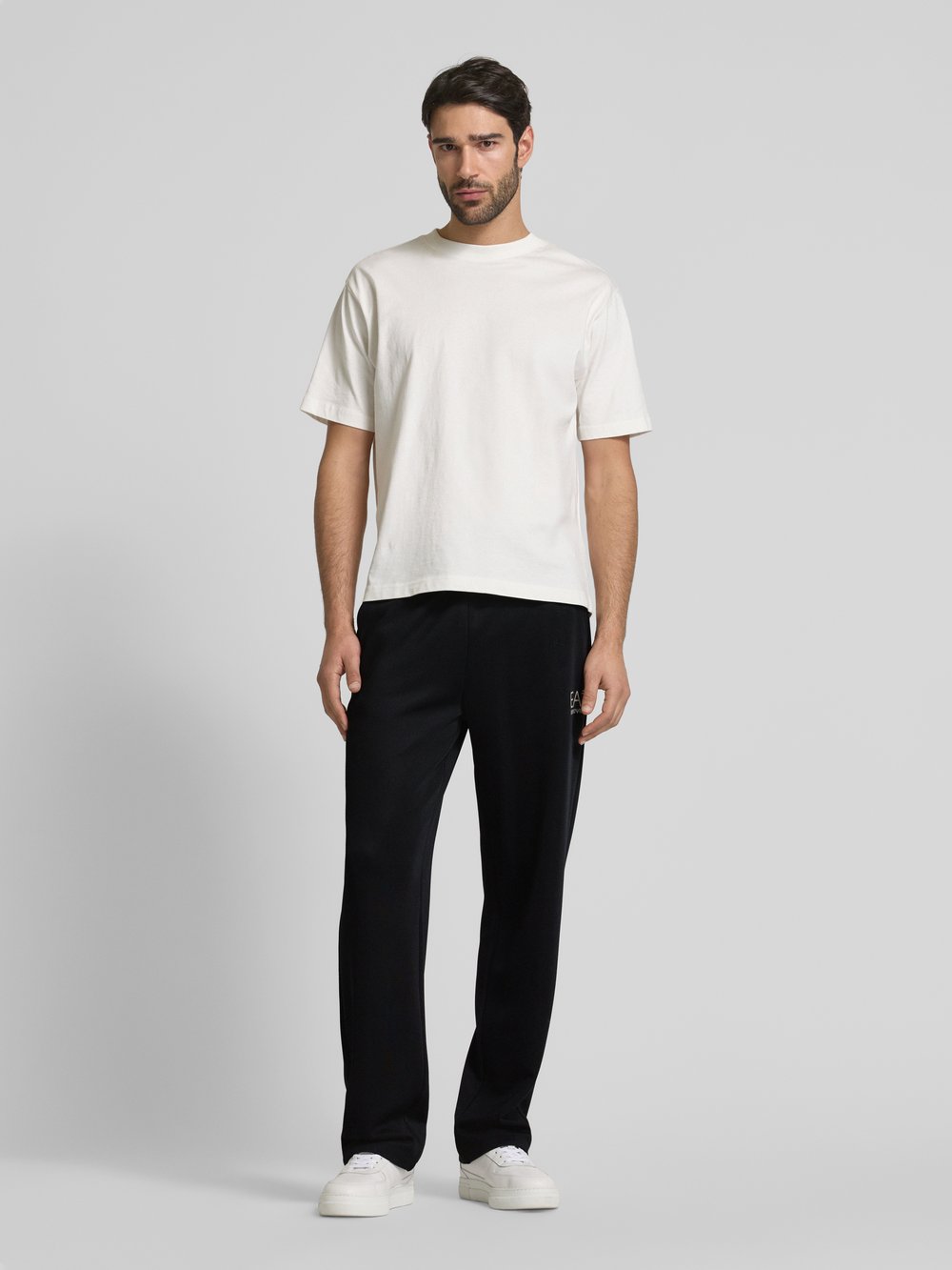 

Спортивные брюки с эластичным поясом EA7 Emporio Armani, черный