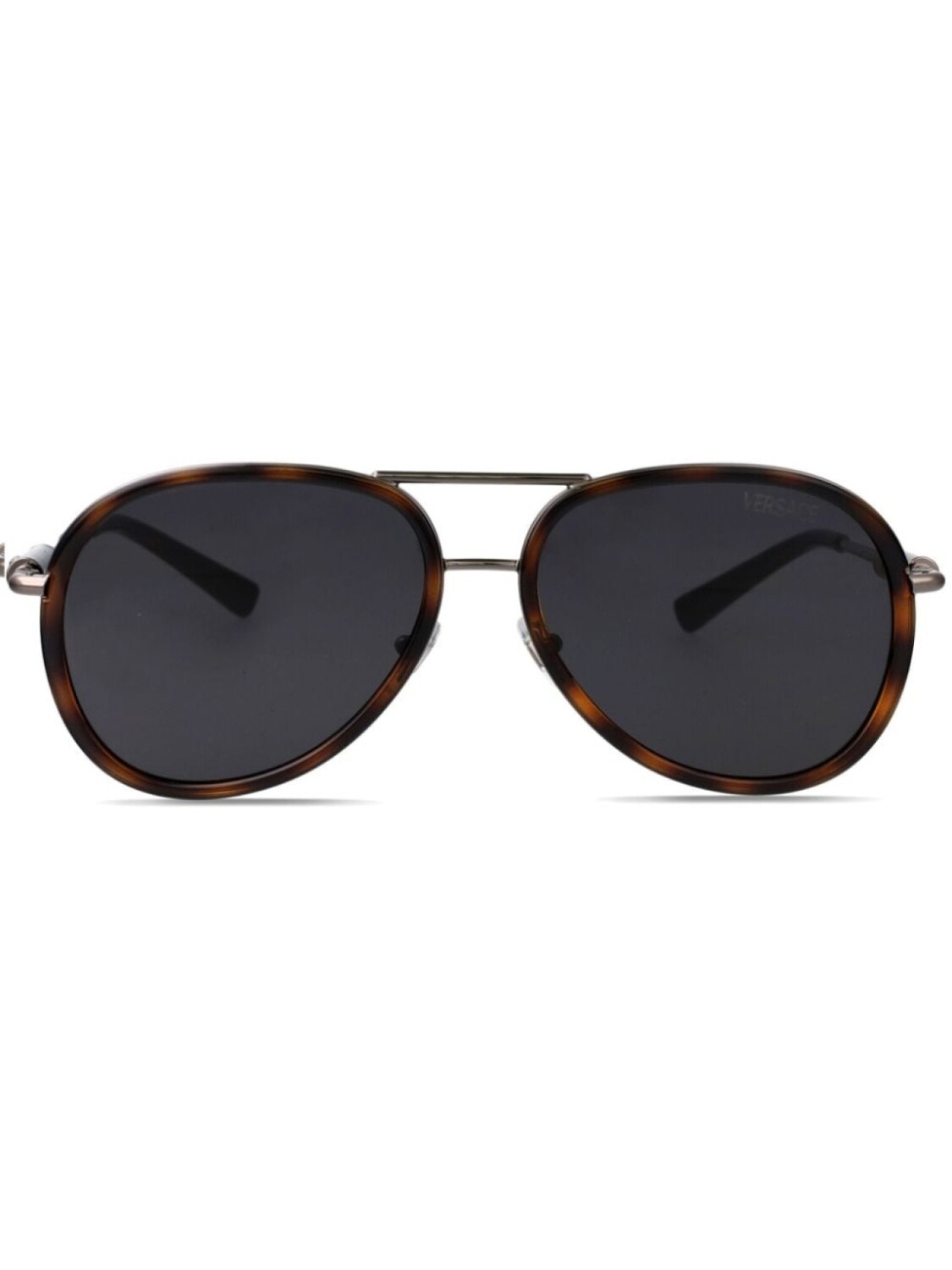 

Солнцезащитные очки в оправе пилота Versace Eyewear, черный