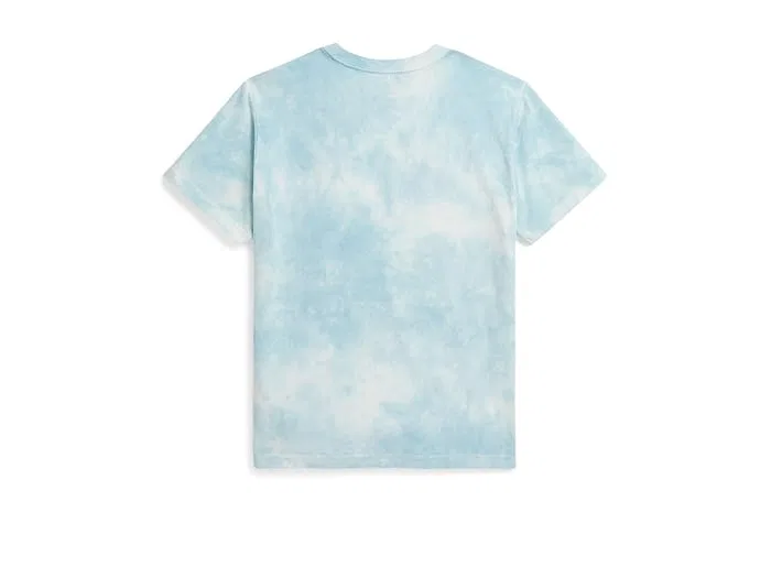 Футболка с принтом Logo Tie-Dye Cotton Tee Polo Ralph Lauren Kids, Parakeet — фото 2