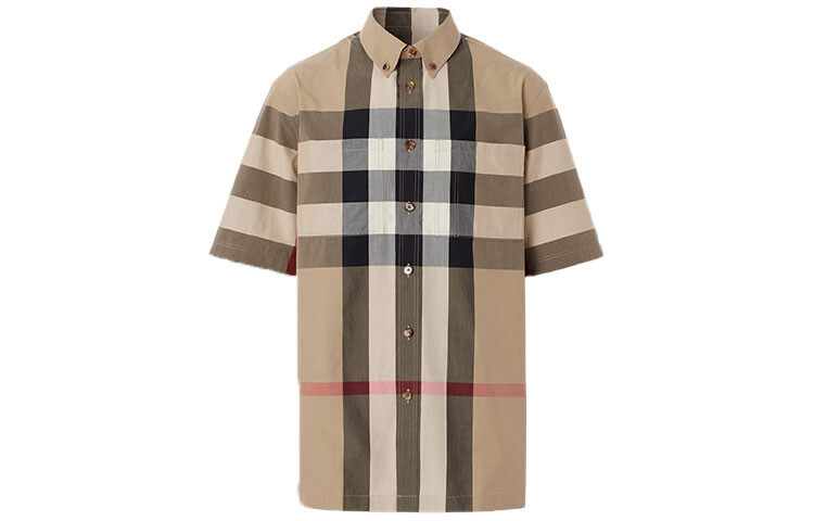 

Мужская рубашка Burberry, цвет collection beige