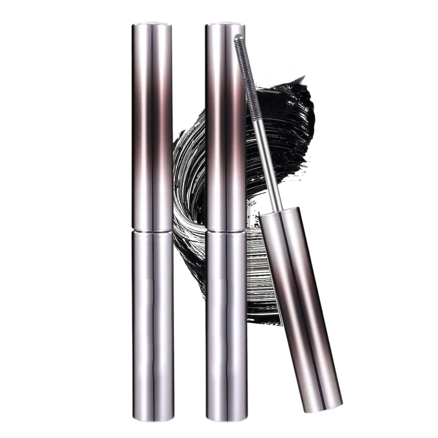 Набор из 2 водостойких тушей для ресниц 3D Metal Mascara Lutateo, Black 2Pc