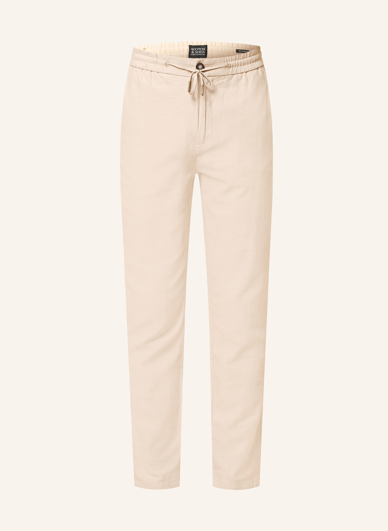 

Брюки-Чиносы Warren в спортивном стиле, прямого покроя Scotch & Soda, серый
