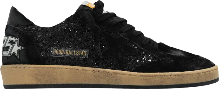 Кроссовки Golden Goose Wmns Ball Star 'Black Glitter', черный