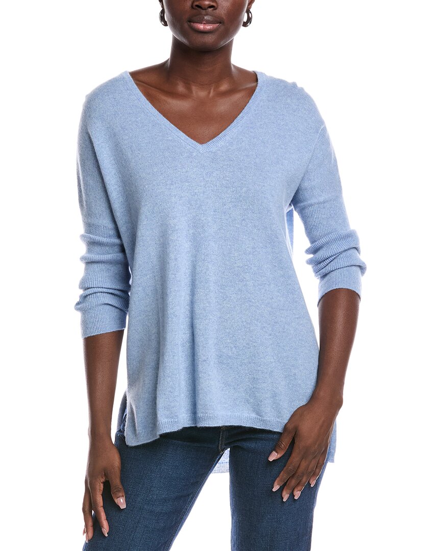 

Скотт энд Скотт Лондон Мисс Дарси Кашемировый свитер Scott & Scott London, синий