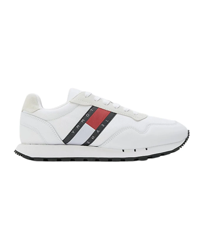 

Ретро-Кроссовки из белой искусственной кожи Tommy Jeans, белый
