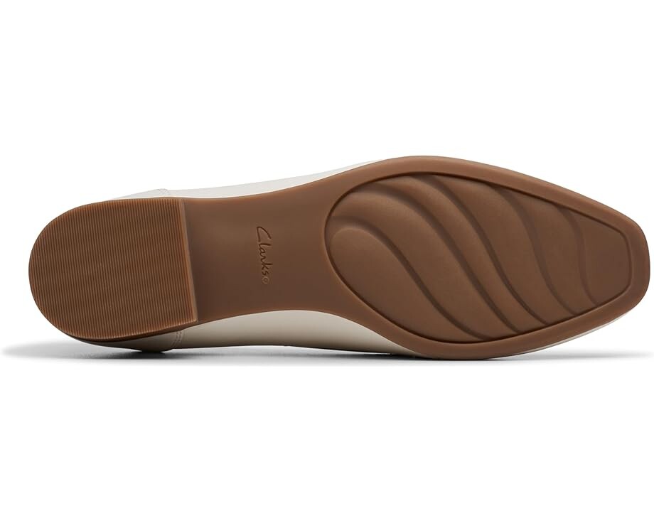 Лоферы Clarks Juliet Aster, цвет Off-White Leather — фото 3