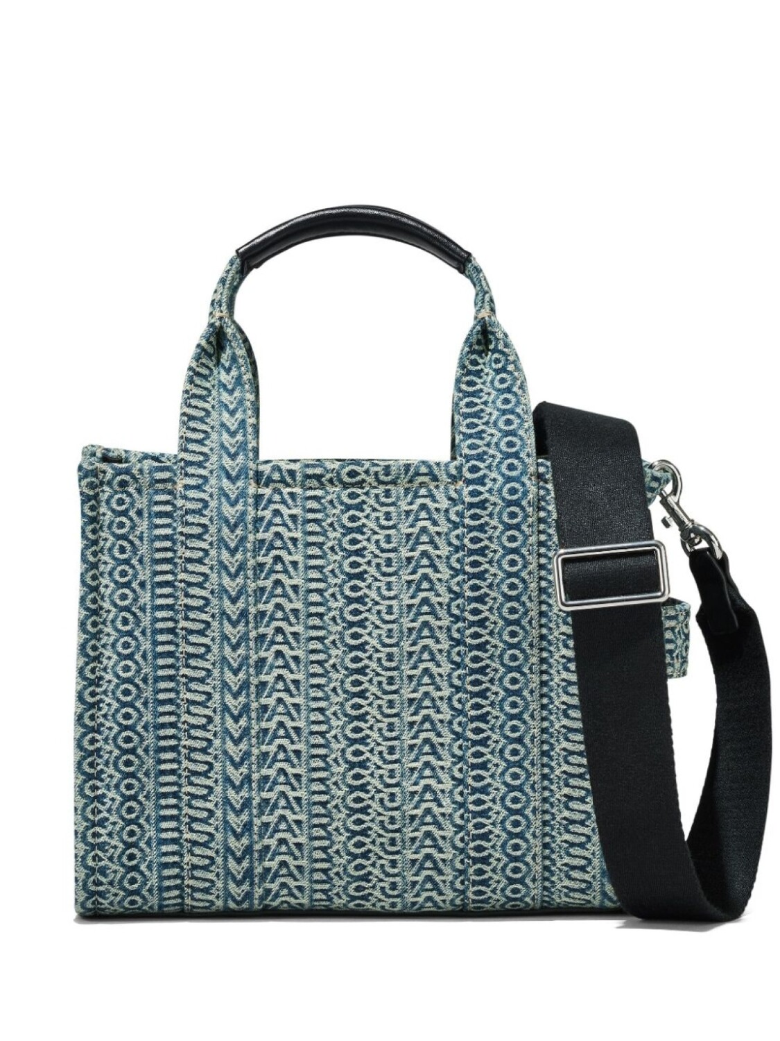 

Marc Jacobs маленькая сумка The Washed Monogram Denim Tote, синий