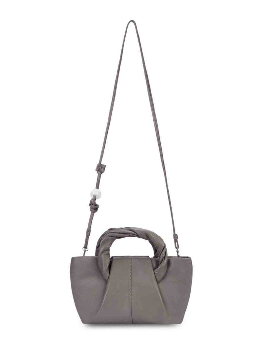 

Уютная кожаная сумка через плечо с поворотной ручкой orYANY, цвет Warm Grey