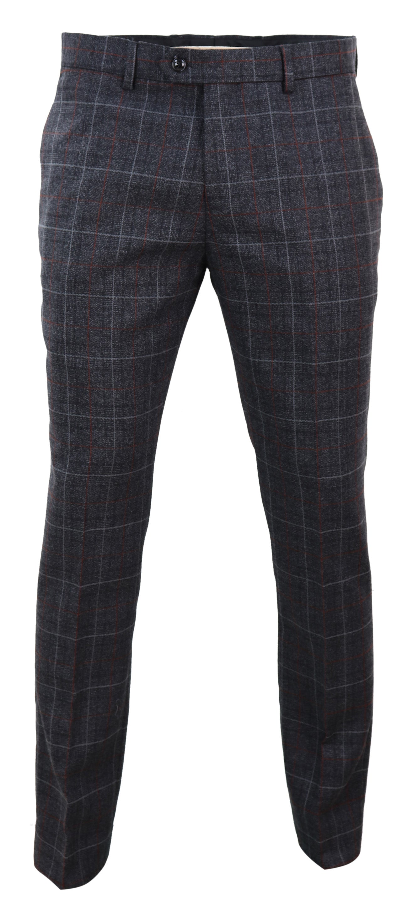 

Брюки в клетку Harvey Tweed Paul Andrew, цвет charcoal