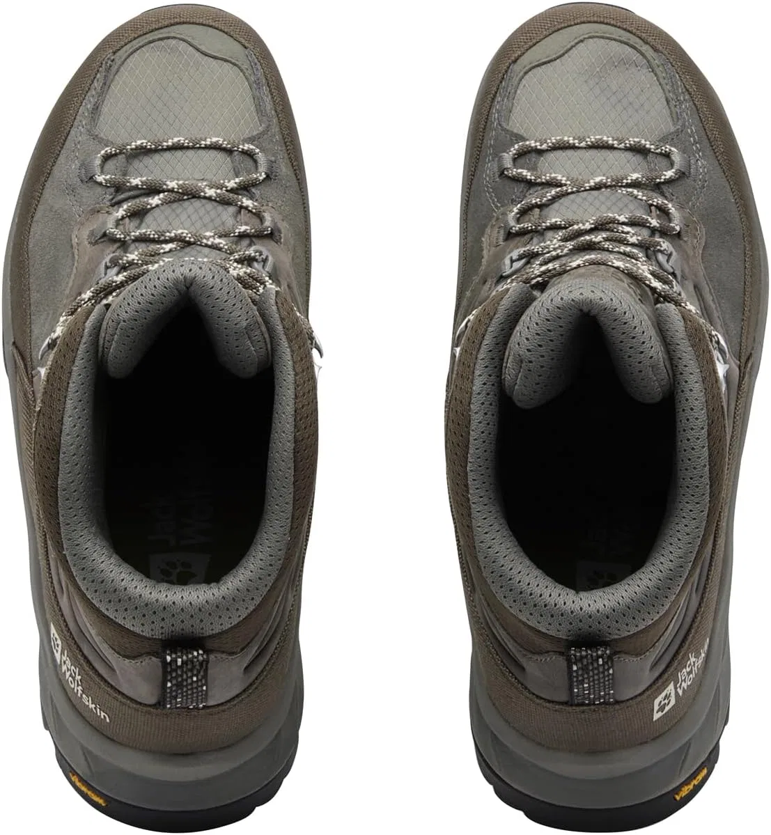 Мужские прогулочные кроссовки Jack Wolfskin Cyrox Texapore Mid M, Cold Coffee — фото 4