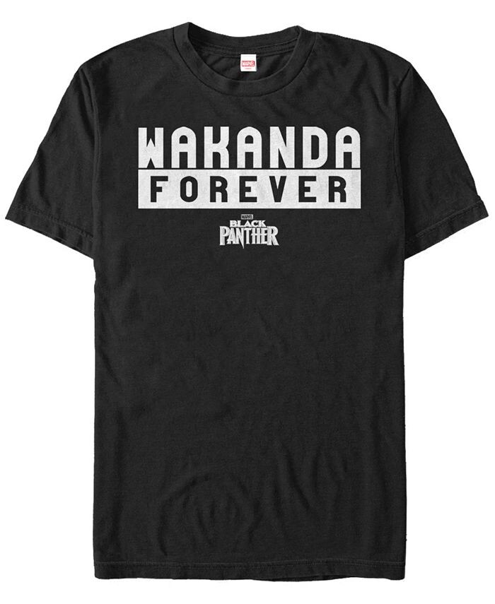

Мужская футболка Marvel Black Panther Bold Wakanda Forever с короткими рукавами Fifth Sun, черный