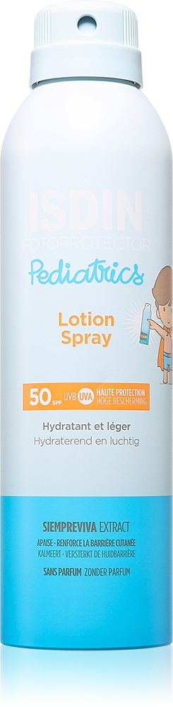 

Детский лосьон-спрей, солнцезащитный спрей Isdin, vaikams spf 50 250 мл