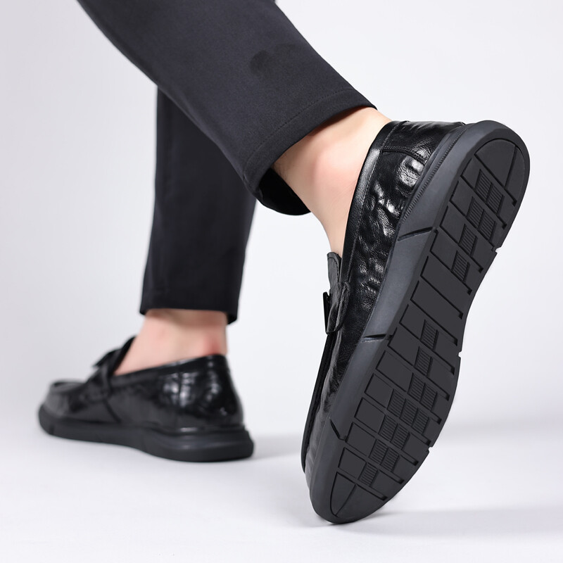 Мужские туфли EGCHI Men's Casual Shoes Men Mid-Top — фото 2