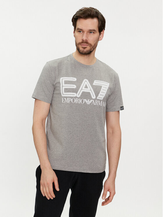 

Футболка стандартного кроя Ea7 Emporio Armani, серый
