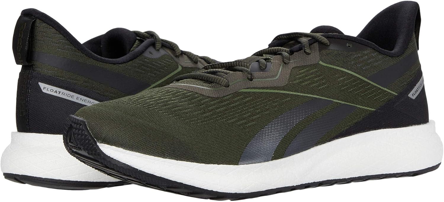 Мужские кроссовки Reebok Forever Floatride Energy 2, белый/черный/зеленый — фото 2