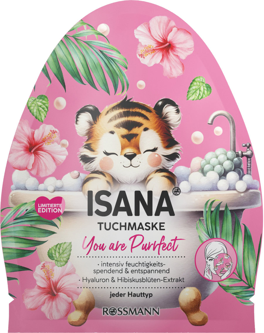 

Маска для лица ISANA Tuchmaske You are Purrfect