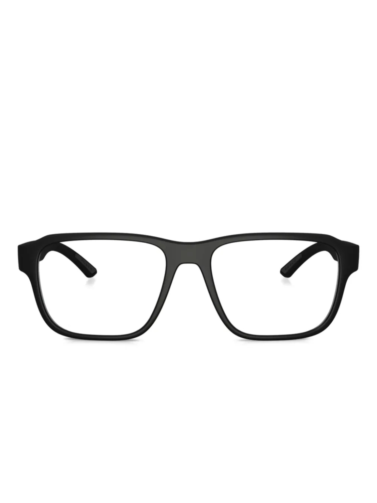 

Prada Linea Rossa rectangle-frame очки, черный