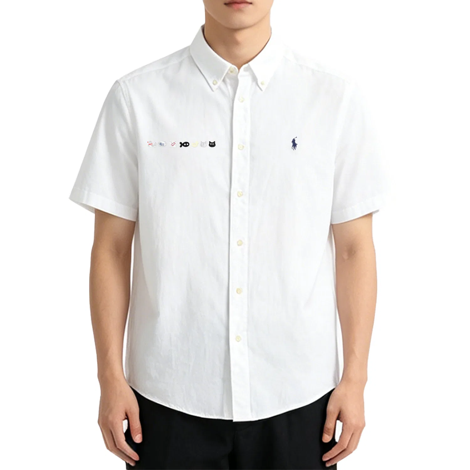 Детская рубашка Polo Ralph Lauren Casual Shirts белый — фото 4