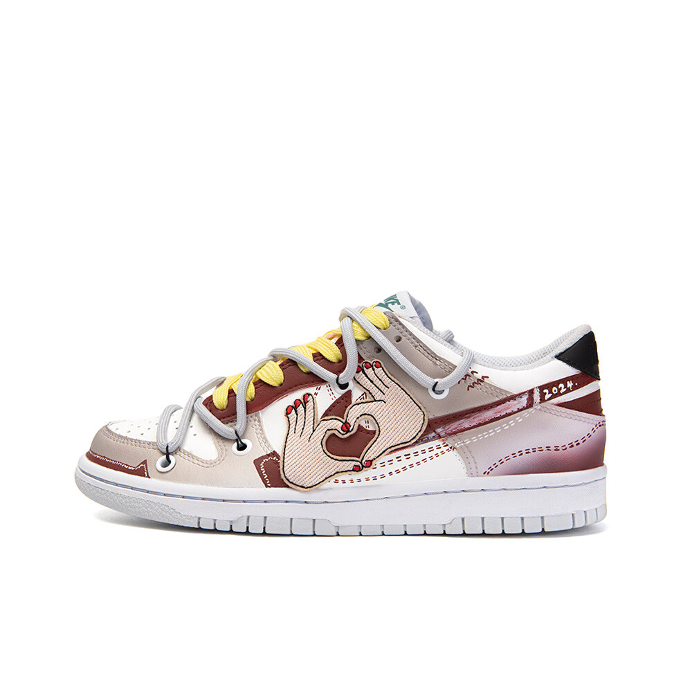 

Кроссовки для скейтбординга Dunk женские, низкие, черный Nike