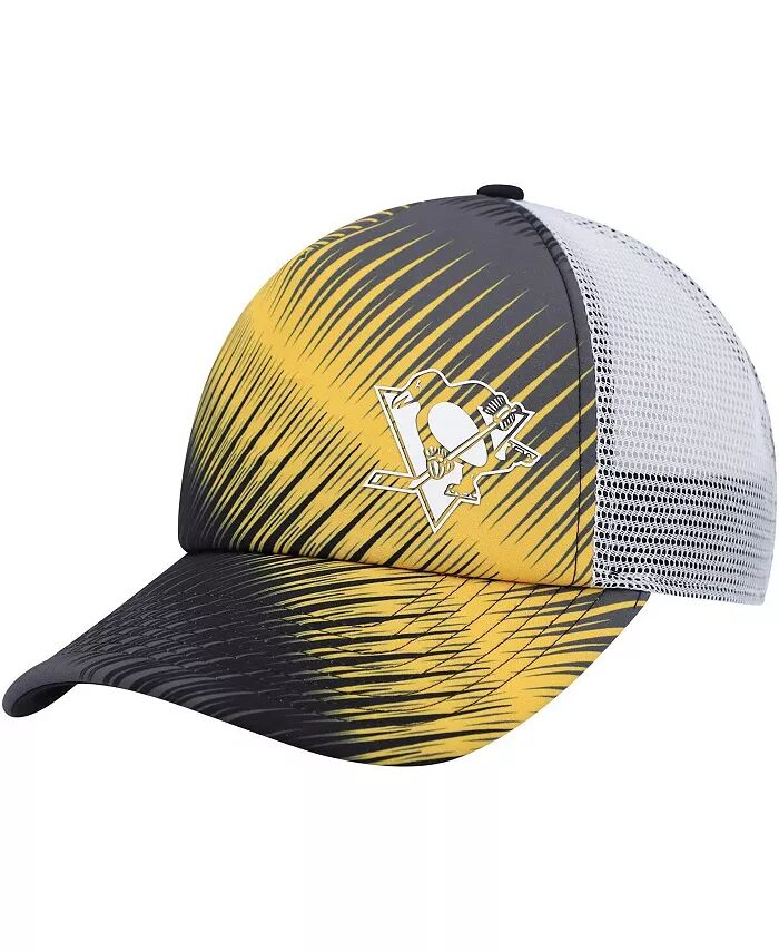

Женская черная, белая бейсболка-кепка Pittsburgh Penguins с рисунком из пеноматериала adidas