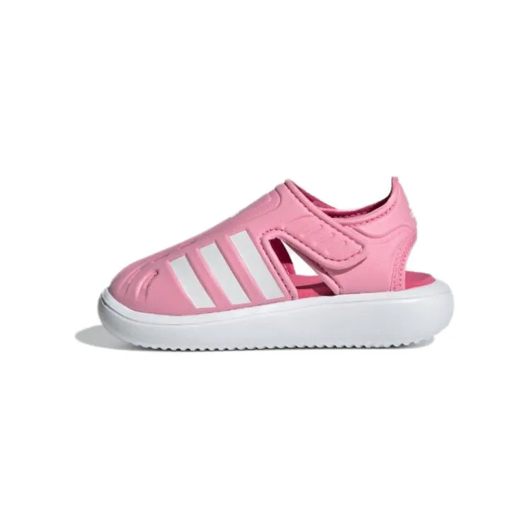 Adidas Детские водные сандалии Comfortable Slip Resistant низкие розовые белые