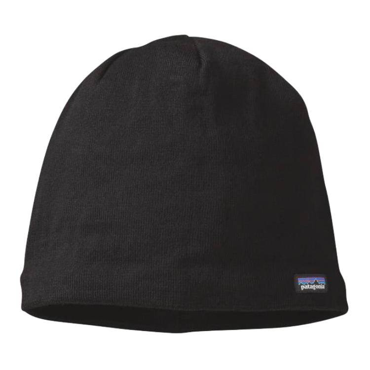 

Patagonia Чёрная унисекс шапка из переработанного полиэстера, Black