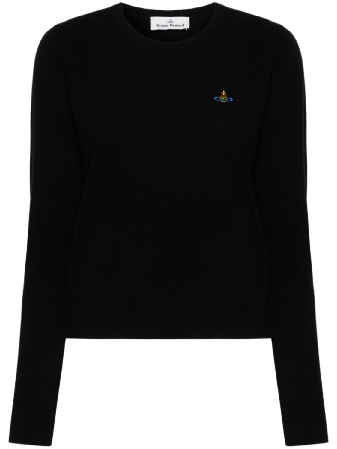 

Vivienne Westwood джемпер с вышивкой Orb, черный