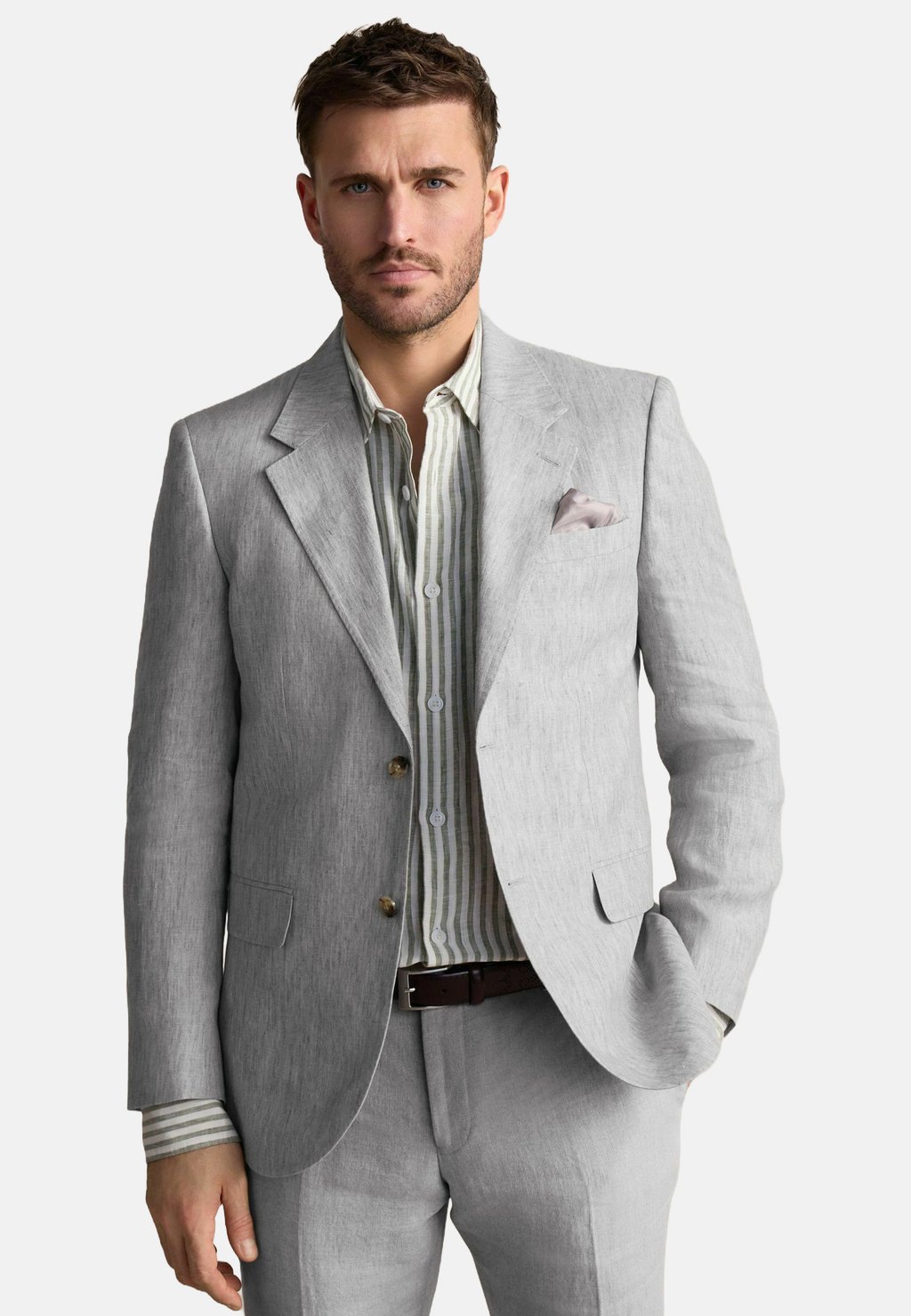 

Элегантный пиджак REGULAR FIT Next, серый