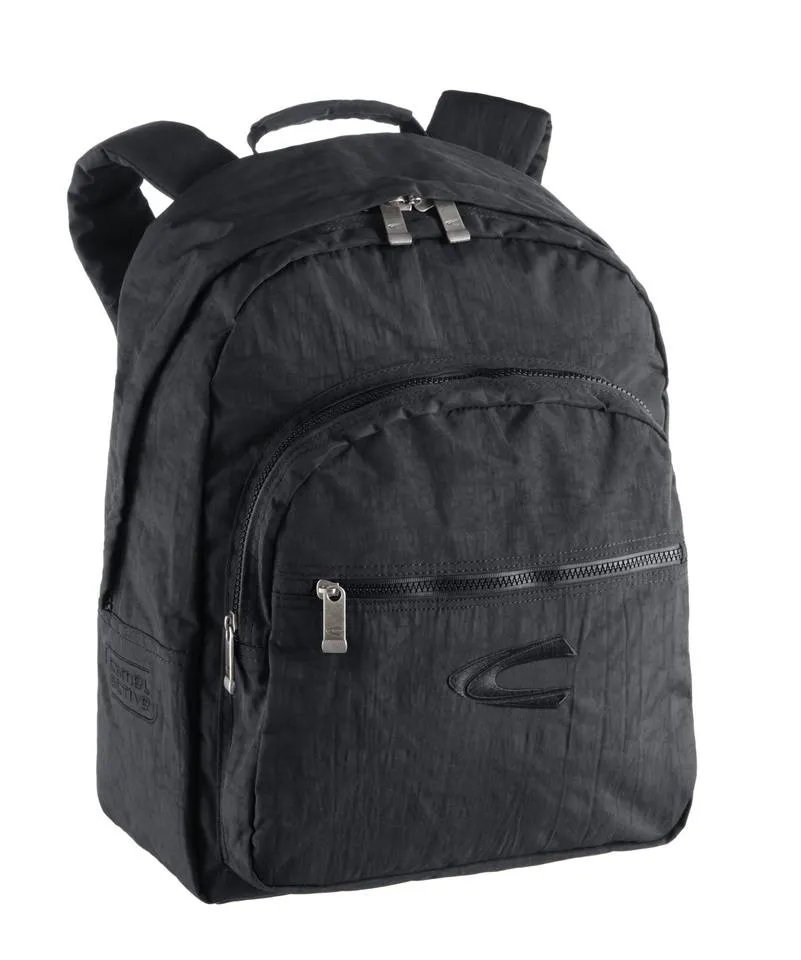 

Рюкзак Camel Active из легкого и прочного нейлона, функционально идеально подходящий для всех ситуаций, черный