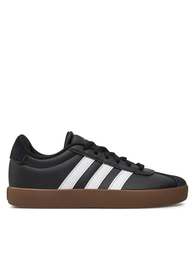 Детские кроссовки VL Court 3.0 IE3630, черные adidas