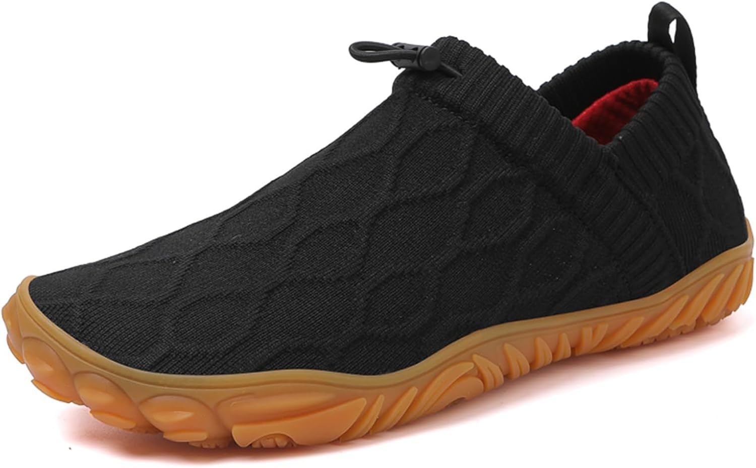 

Слипоны для женщин и мужчин, минималистичные, легкие, с нулевым перепадом, для ходьбы и походов Rianclud, черный