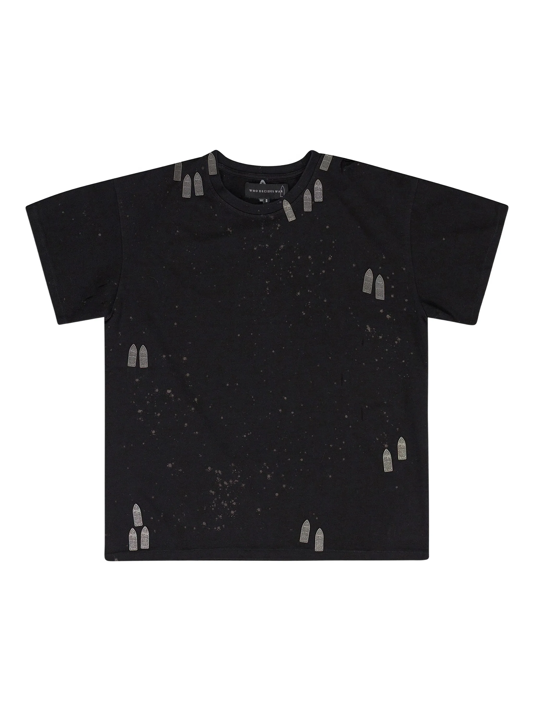

Футболка с металлическим декором Who Decides War, черный