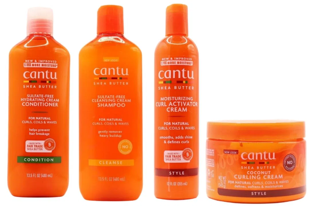 Крем для локонов Cantu Coconut Curling Cream с маслом ши Cantu