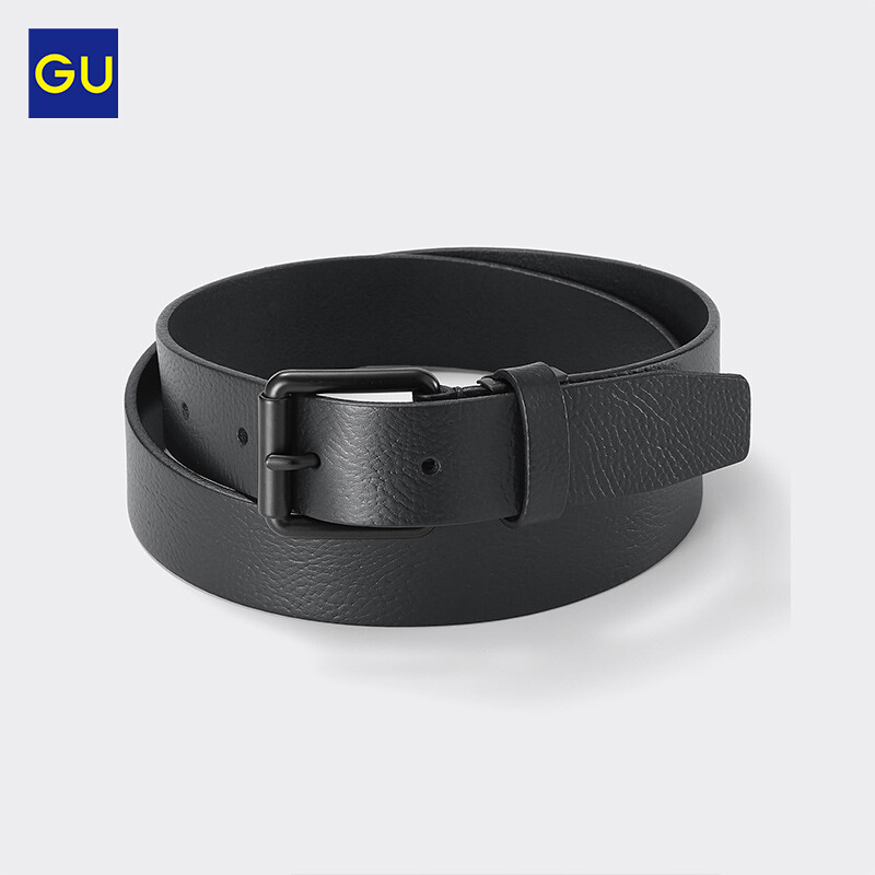 

Ремень мужской GU в стиле ретро, красный