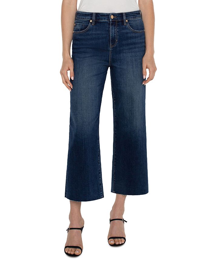 

Укороченные джинсы Stride High Rise Wide Leg в Bowers Liverpool Los Angeles, синий