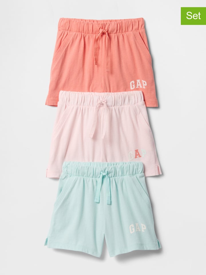 

Шорты бермуды GAP, цвет hellblau/rosa/orange