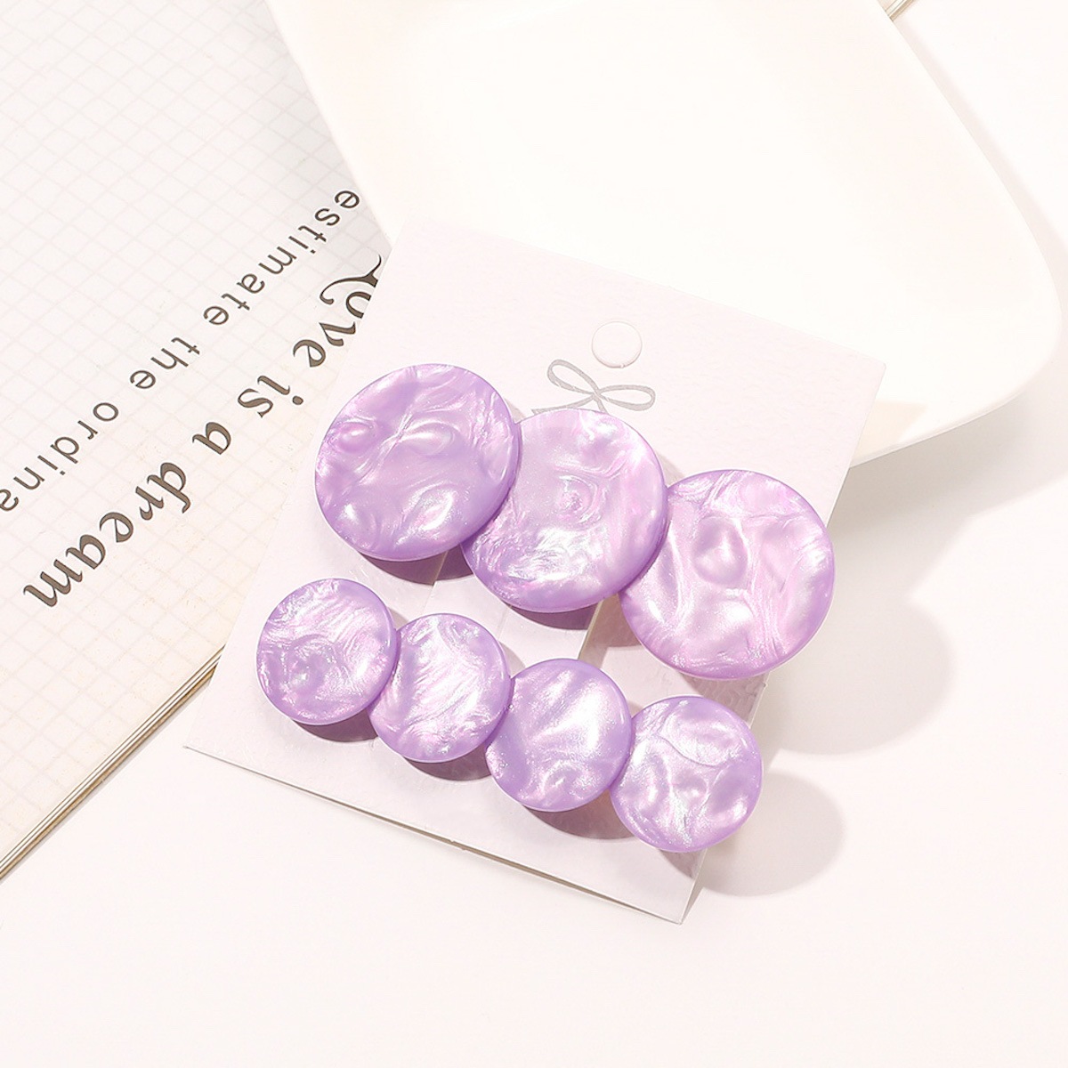 Заколка для волос opal haarspange Soho, lila, количество 2 шт. — фото 2