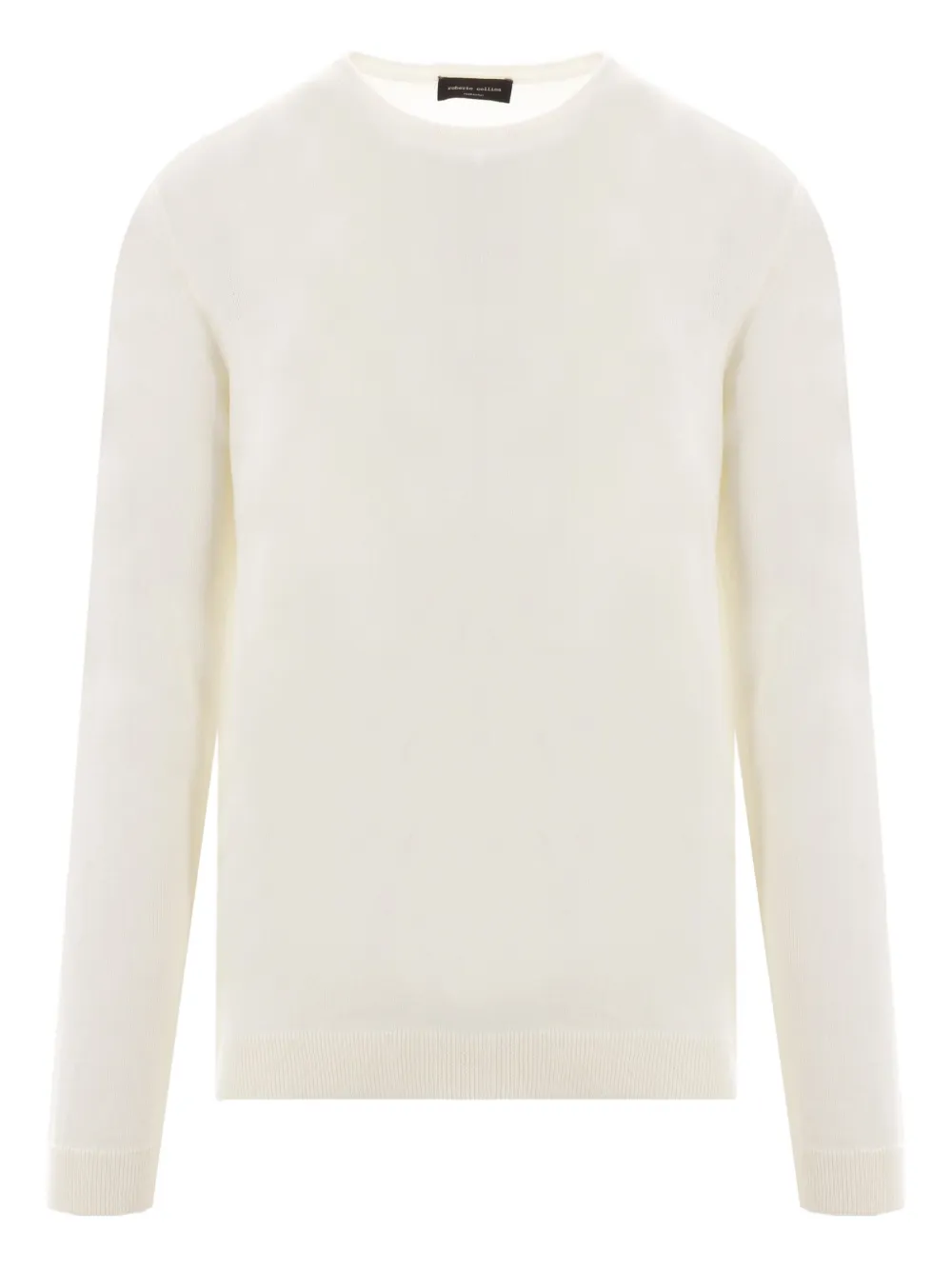 

Свитер из шерсти мериноса Roberto Collina, белый