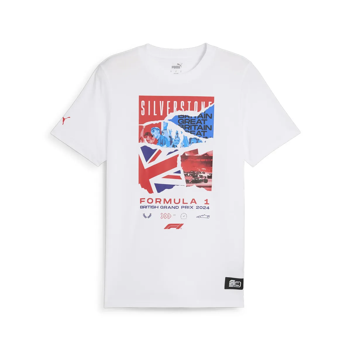 

Футболка PUMA "F1 Great Britain T-Shirt Men", белый