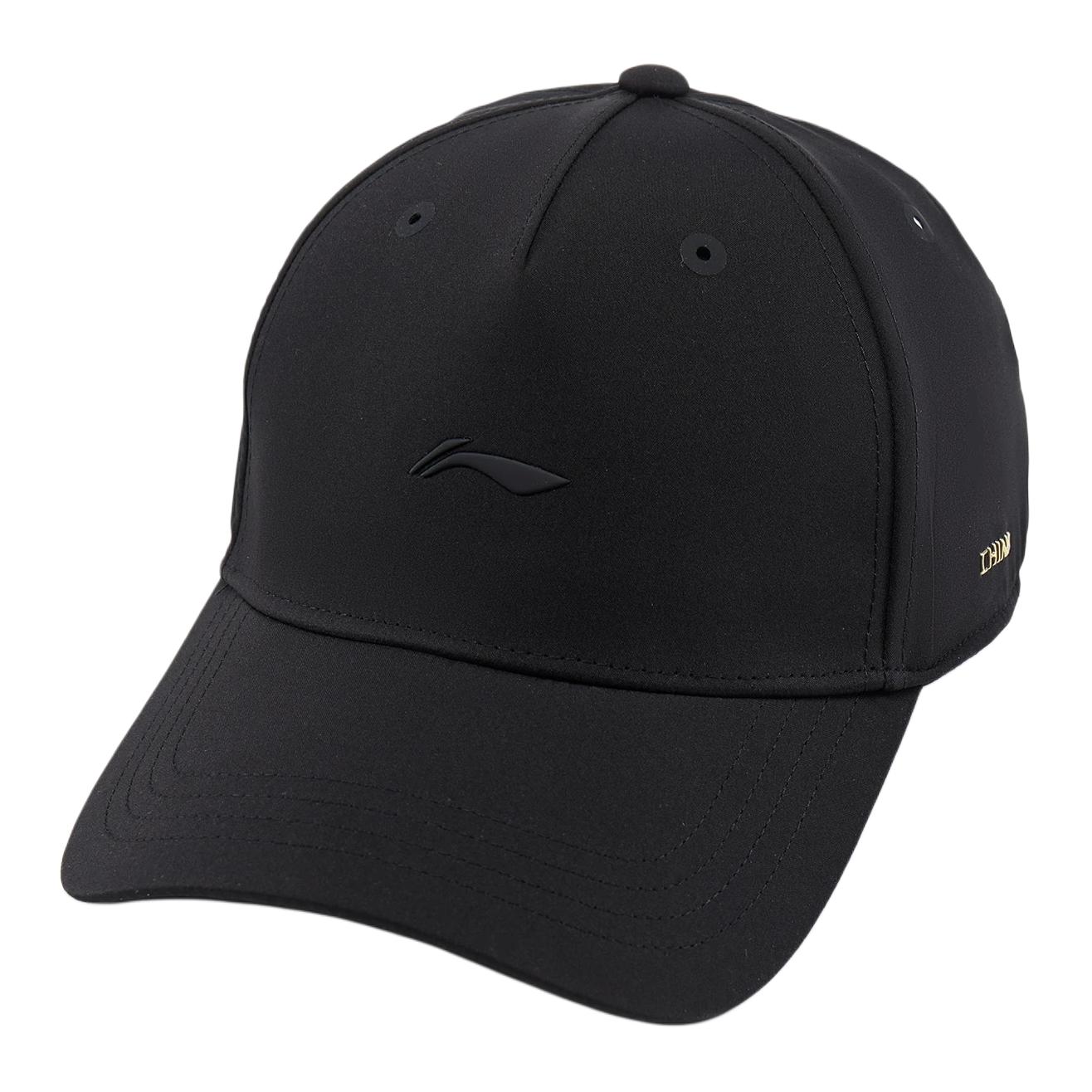 

LINING Бейсболка из полиэстера унисекс черная, Black